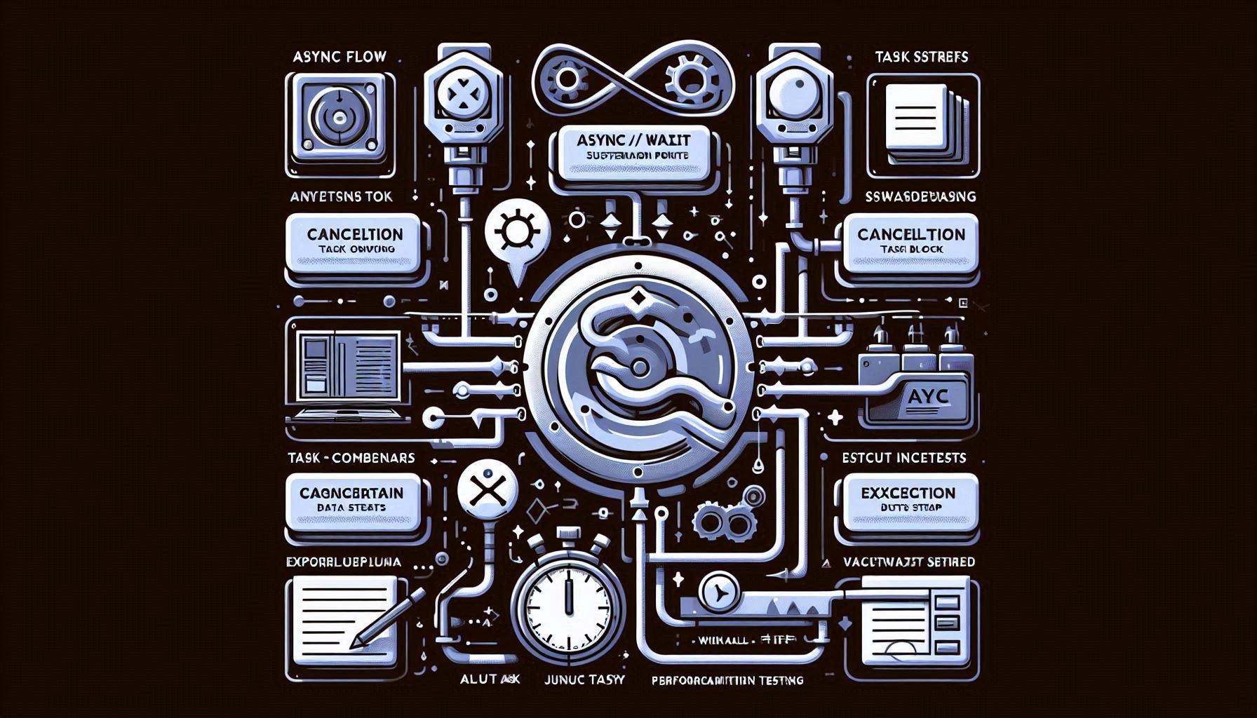 Seven-part CSharp async/await series: fundamentals, pitfalls, patterns, performance, advanced topics, and testing strategies.