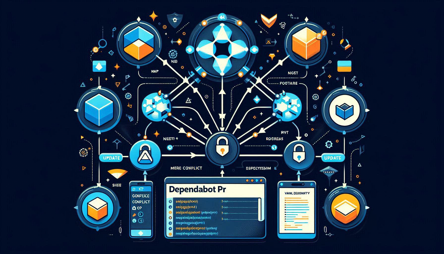 Learn how to configure Dependabot groups for NuGet, npm, and GitHub Actions to avoid merge conflicts and reduce PR noise.