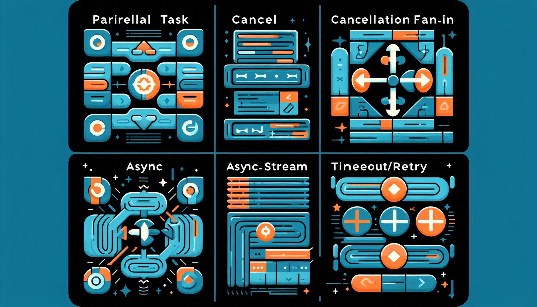 Async patterns in CSharp: parallel fan-out, cancellation, async streams, timeouts and retries for resilient asynchronous workflows.